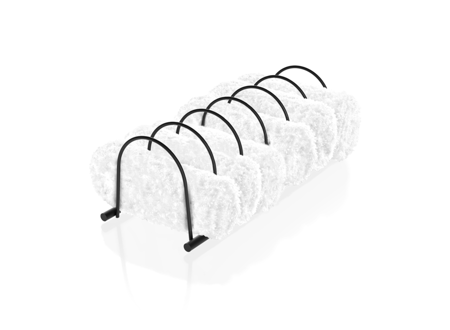 Guest towel holder 'Basic'  - Black matt