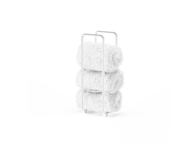 Porte-serviette invité Basic - White matt