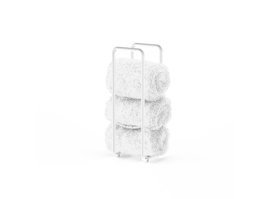 Porte-serviette invité Basic - White matt
