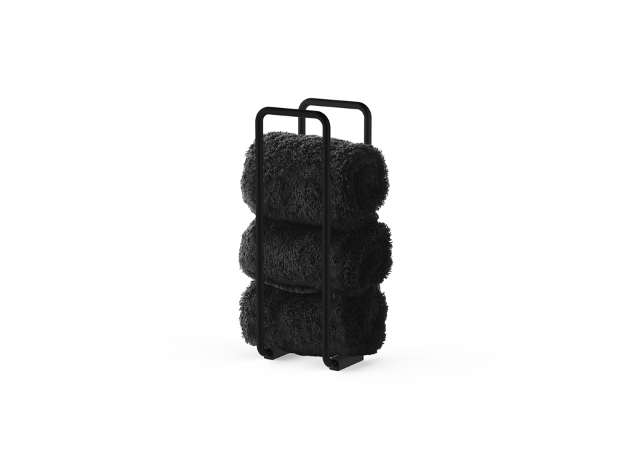 Porte-serviette invité Basic - Black matt