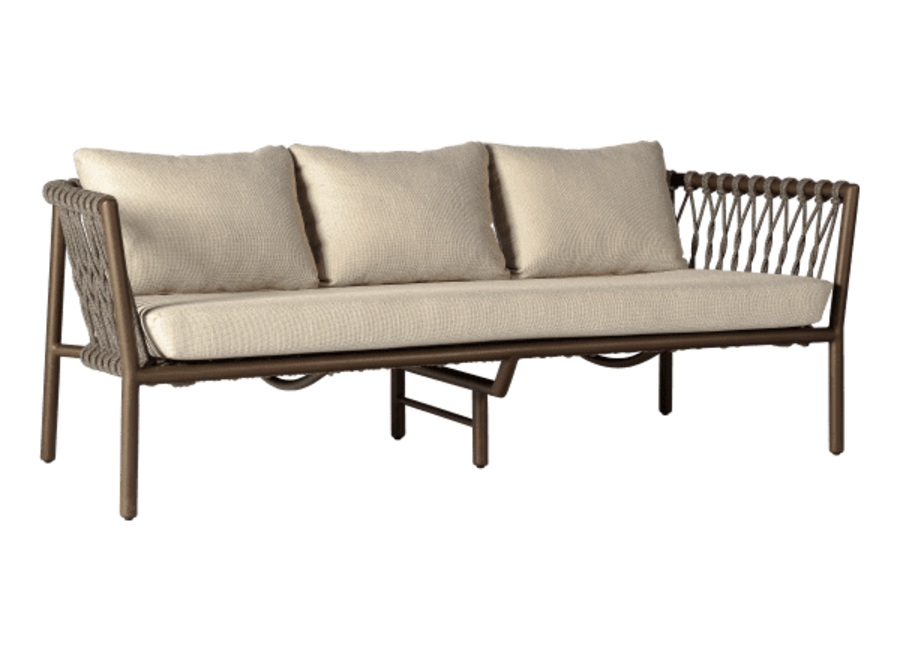 Lounge sofa 'Alba' - Bronze