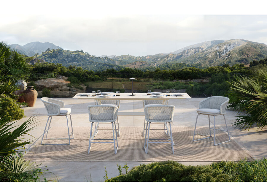 High Dining Table 'Julia' - Linen