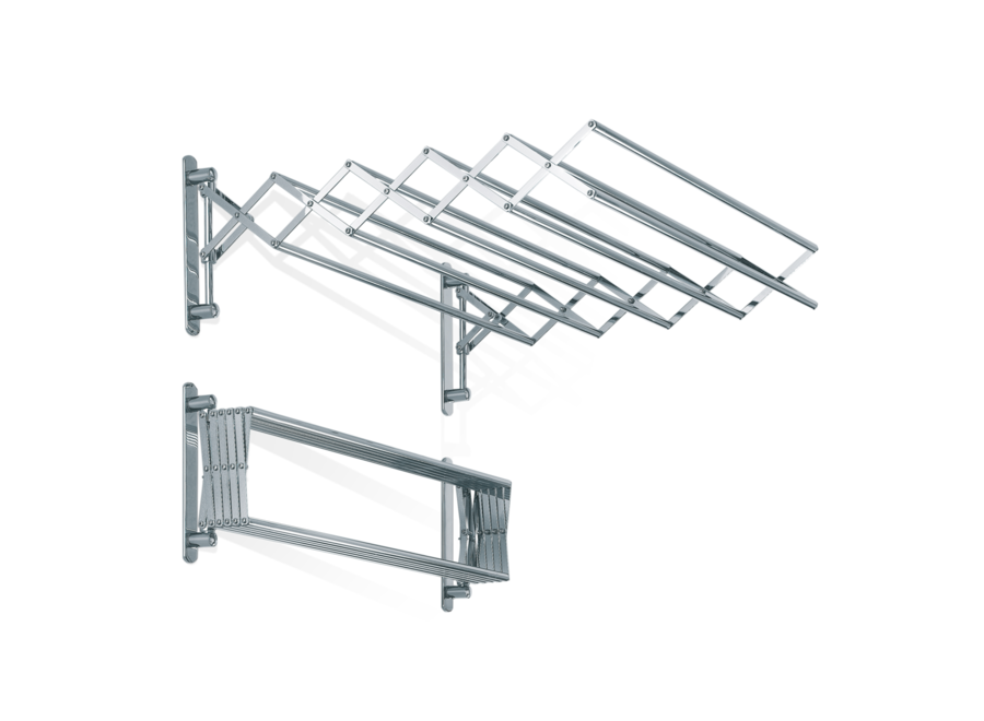 Porte-serviettes 'Basic' - Montage mural - Chrome
