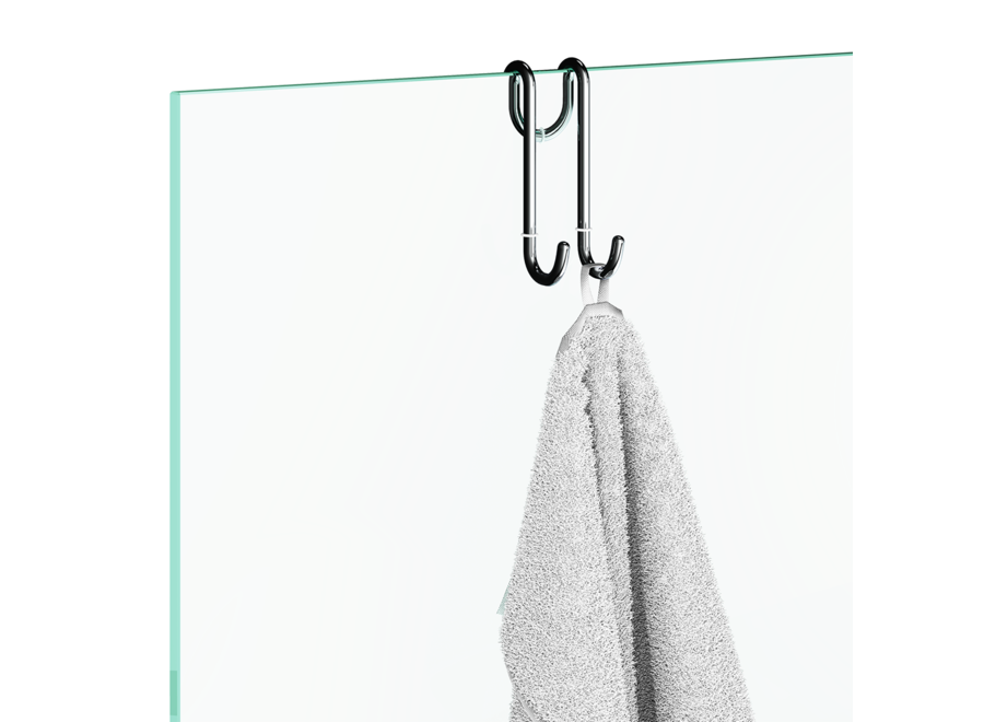 Support d'essuie-glace de douche 'Basic' - Chrome