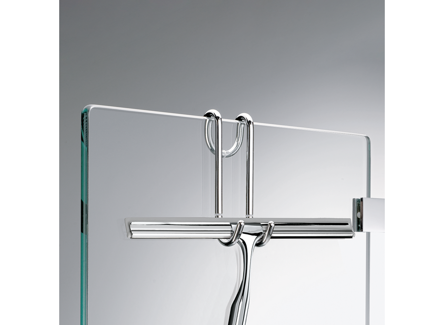 Douchewisser houder 'Basic - Chrome