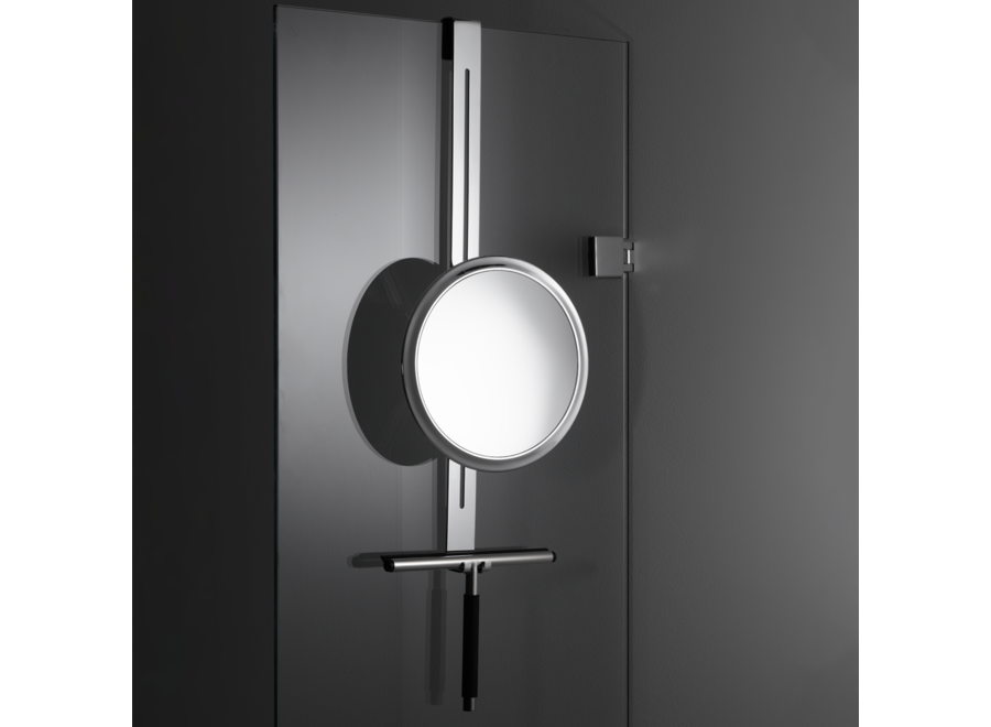 Douchewisser 'Basic - Stainless steel polished