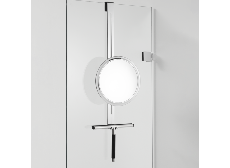 Douchewisser 'Basic - Stainless steel polished
