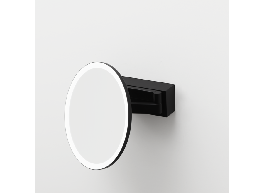 Schminkspiegel 'Basic' - VISION - Wandmontage - Black matt