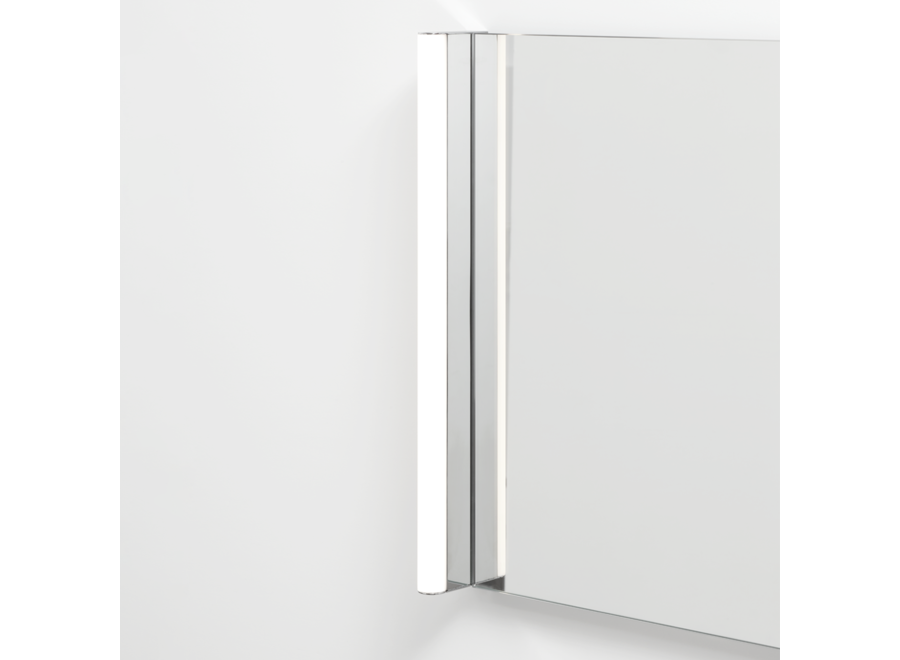 Led-Wandleuchte SLAT 'Basic' - Chrome