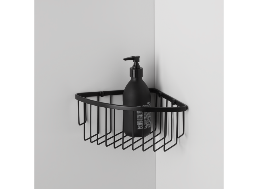 Duschkorb 'Basic' -DW229 - Wandmontage - Black matt