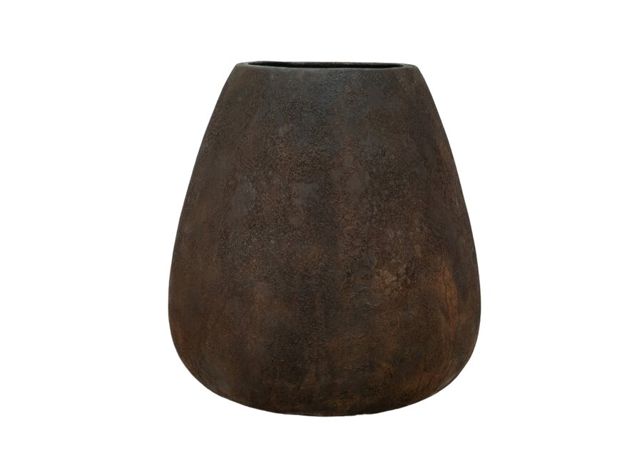 Pflanzgefäß 'Areca' - L - Brown