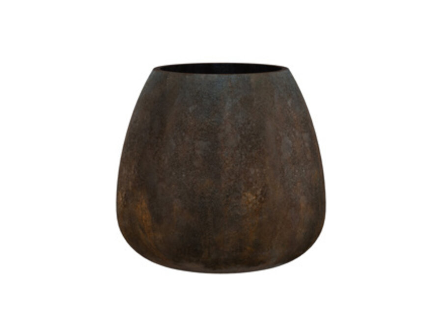 Pflanzgefäß 'Areca' - M - Brown