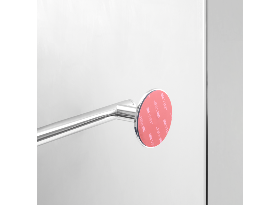 Porte-serviette 'Basic' - HTE - SK - Chrome