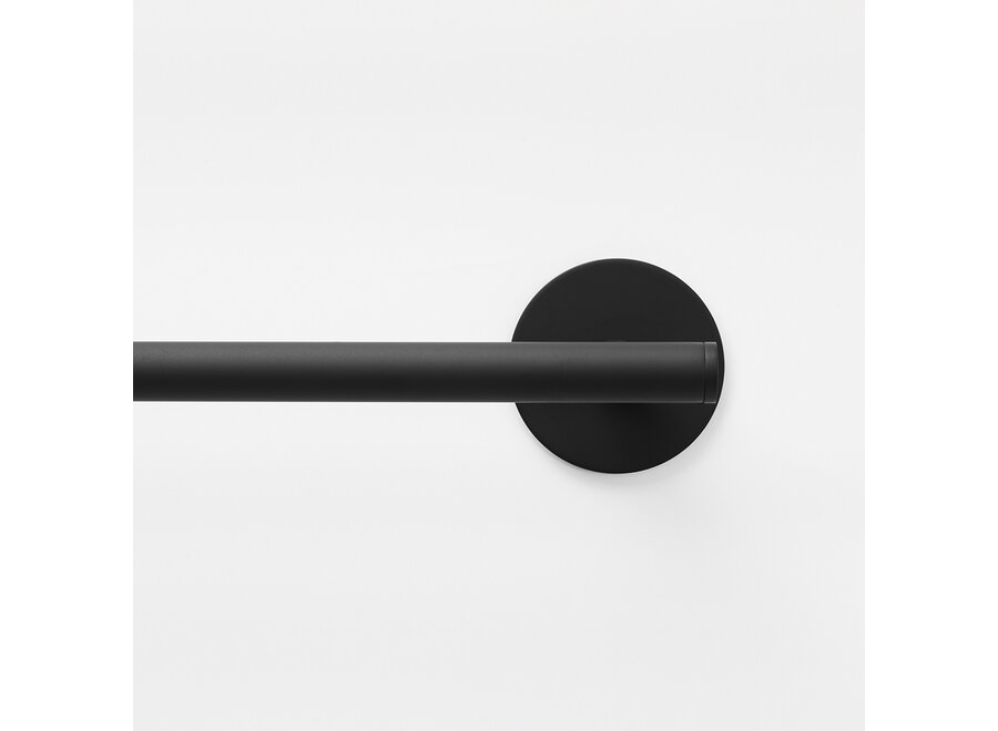 Towel holder 'Basic'  - HTE - SK - Black matt