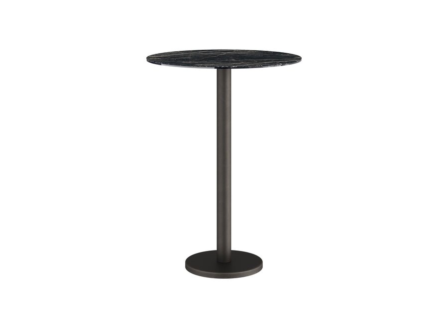 Bar table 'Bari' Round -Black