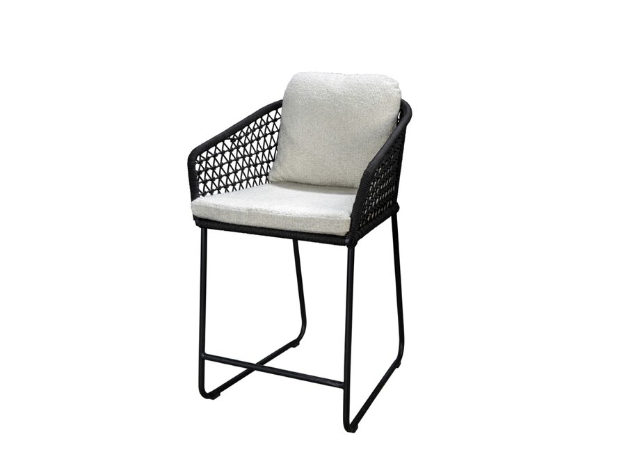 High dining chair 'Bara' - Black