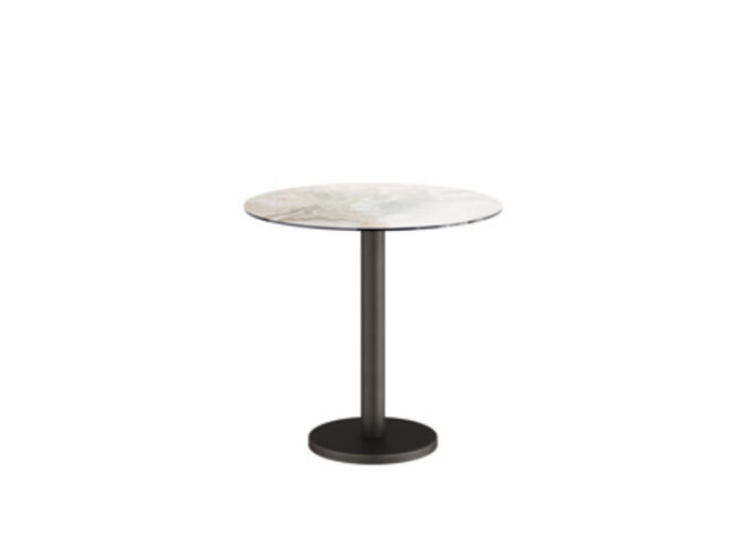 Table bistrot 'Bari' Round - Cream - Mix