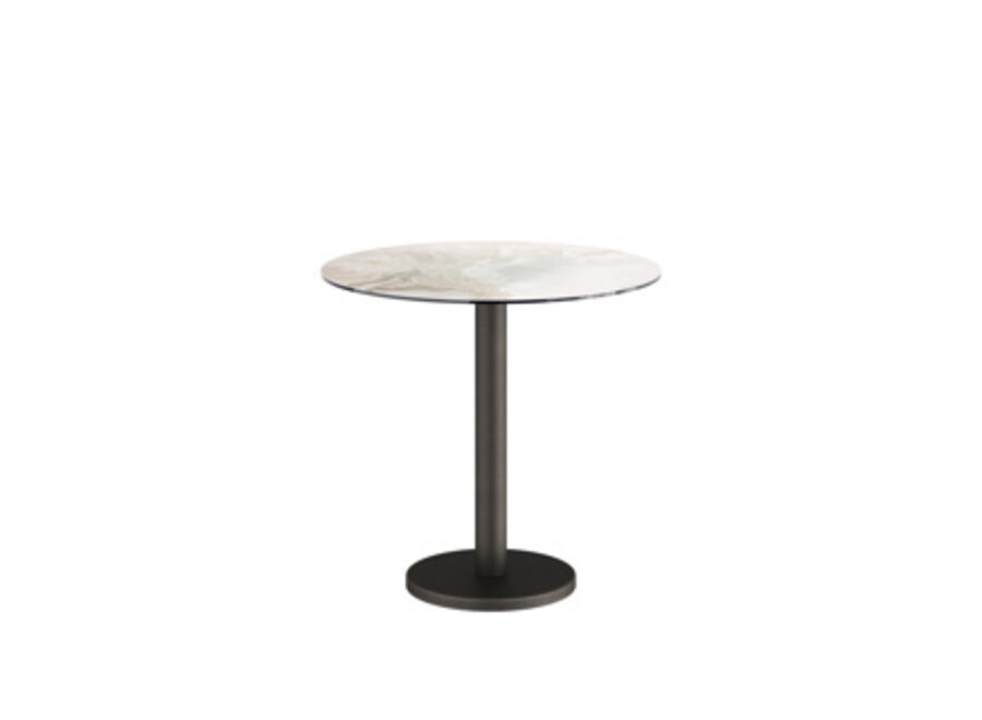 Table bistrot 'Bari' Round - Cream - Mix