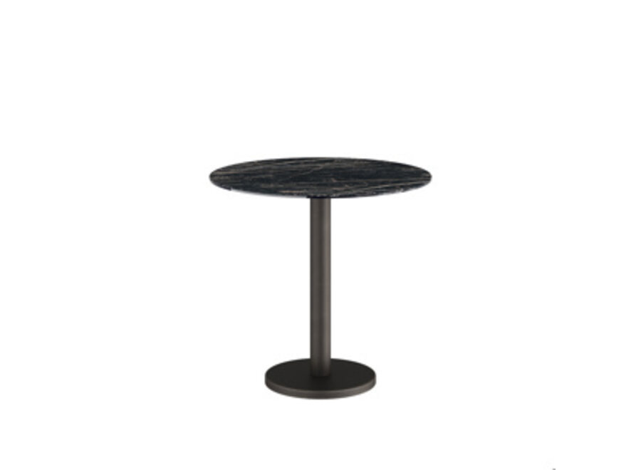 Bistro table 'Bari' Round - Black