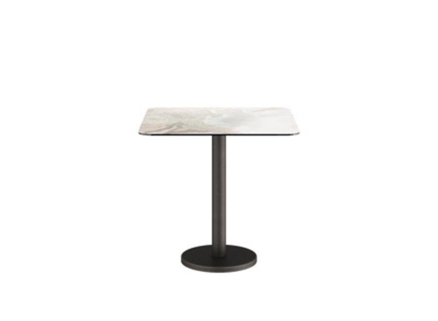 Bistro table 'Bari' Square - Cream - Mix