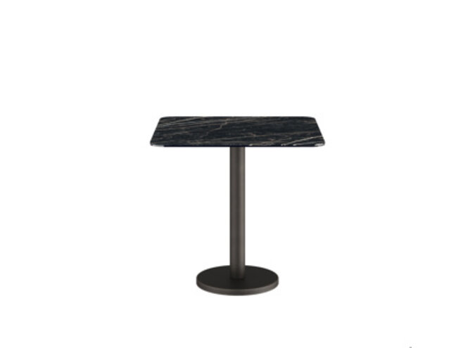 Bistro table 'Bari' Square - Black