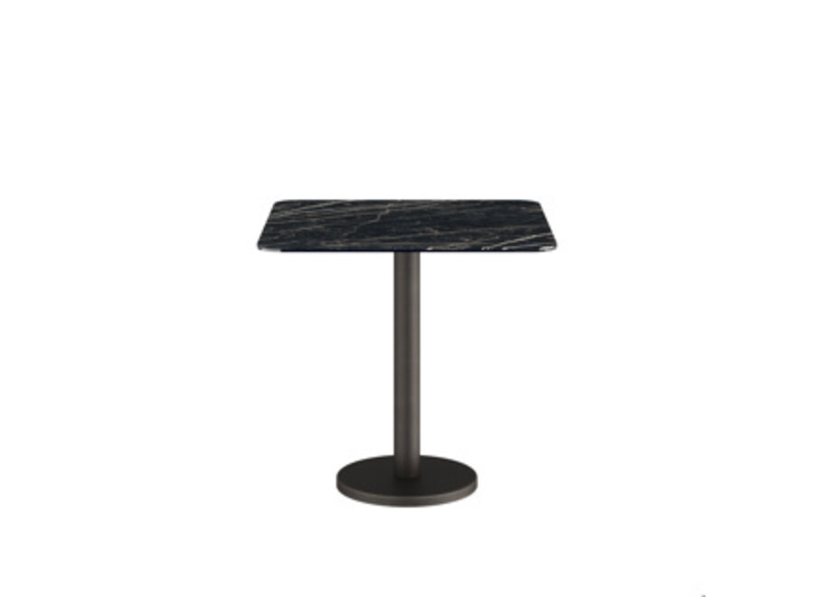 Bistro table 'Bari' Square - Black