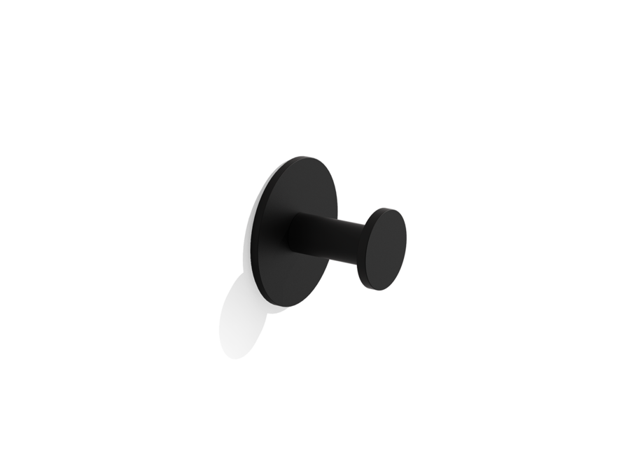 Wandhaak Basic - HAK4 - SK - Black matt