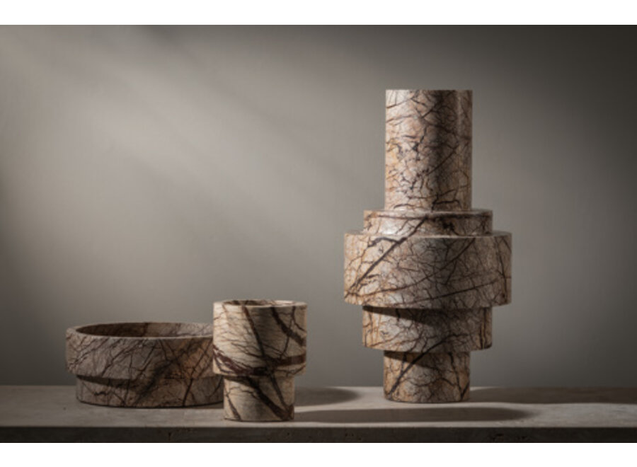 Vase 'Etna' - Brown - L