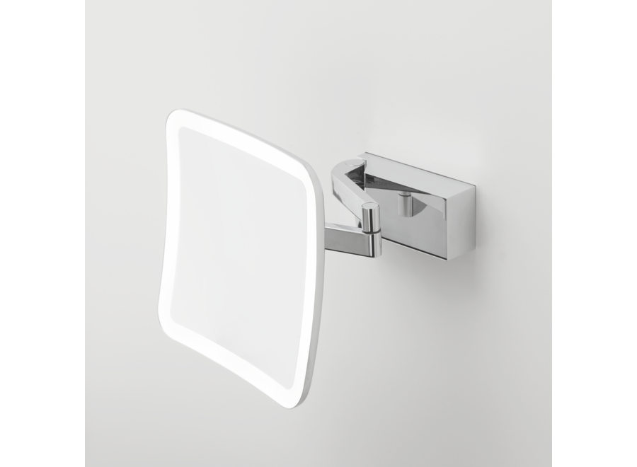 Miroir de courtoisie 'Basic' -VISION S- Montage mural - Chrome