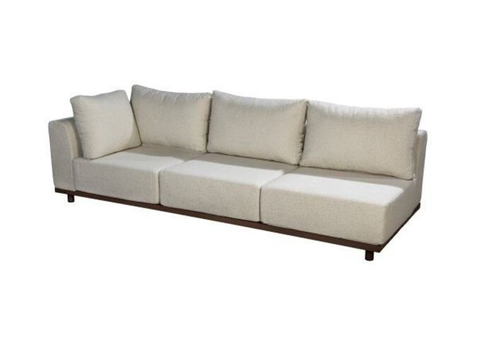 Lounge Set 'Vallon' modul rechts 3-Sitzer - Bronze/Wool