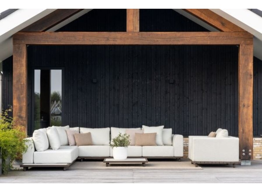 Lounge Set 'Vallon' modul rechts 3-Sitzer - Bronze/Wool