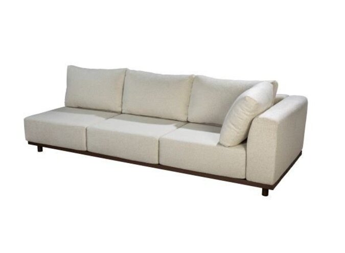 Lounge Set 'Vallon' modul links 3-Sitzer - Bronze/Wool