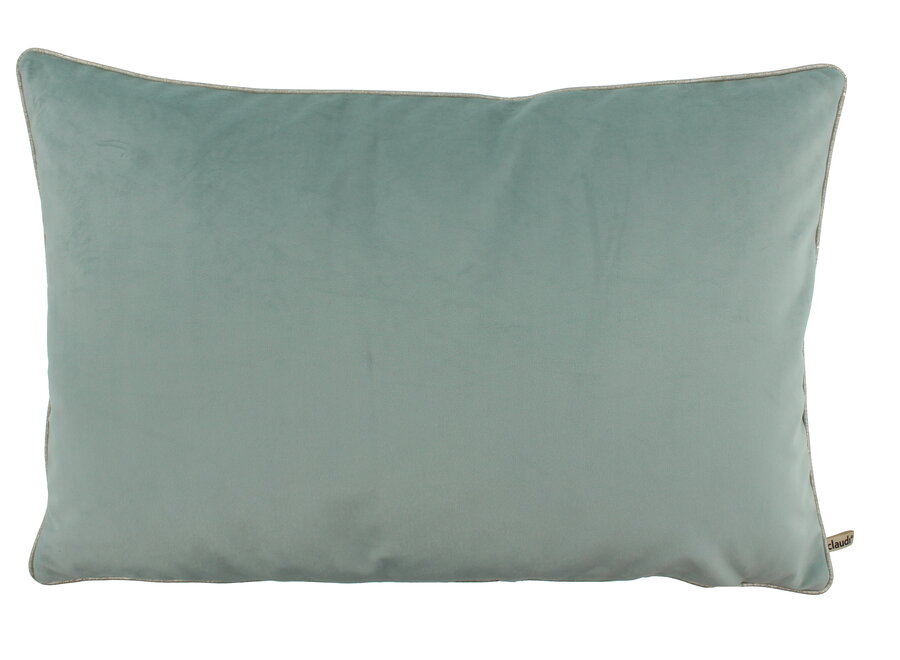 Decorative cushion Lavelty Iced Blue + Piping Sand