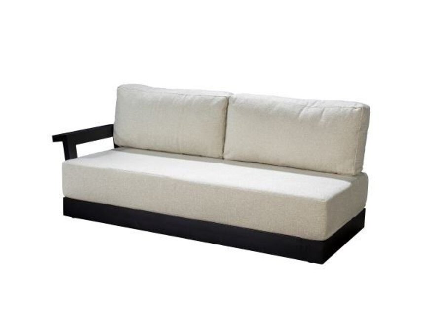 Lounge Set 'Millor' modul rechts 3-Sitzer - Black/Wool