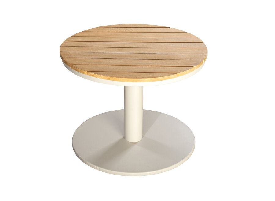 Table d'appoint 'Millor' - Salix/Teak - Ø60