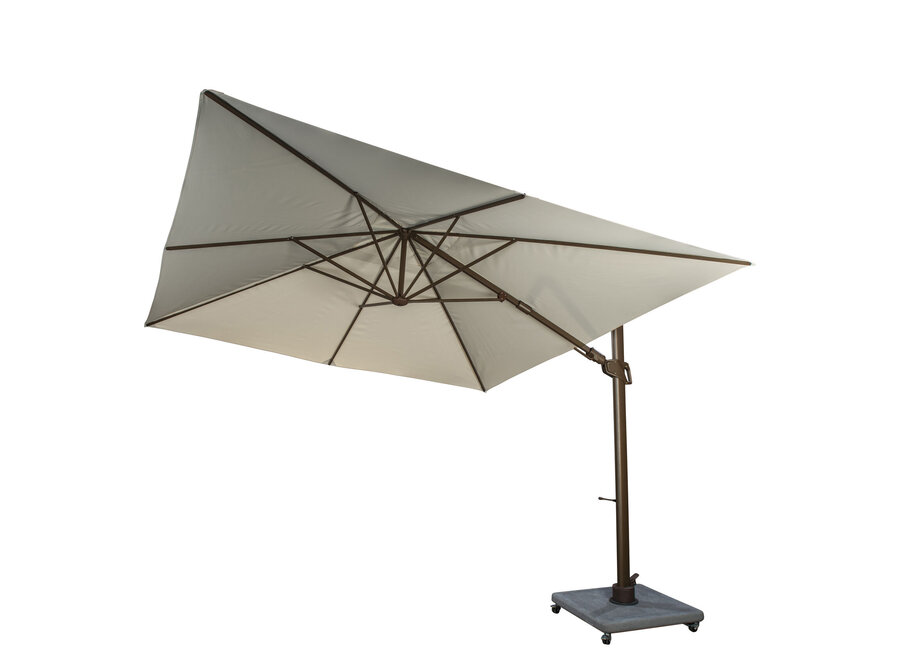 Sonnenschirm 'Cavalo' 300x300 - Bronze/Natural