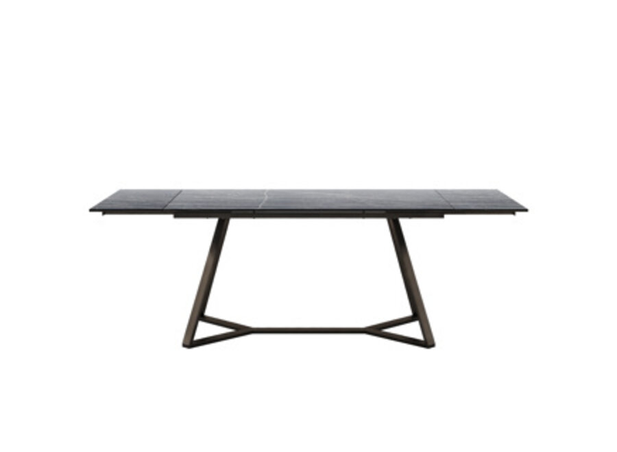 Table à manger 'Veneto' - Black - L - Extendable