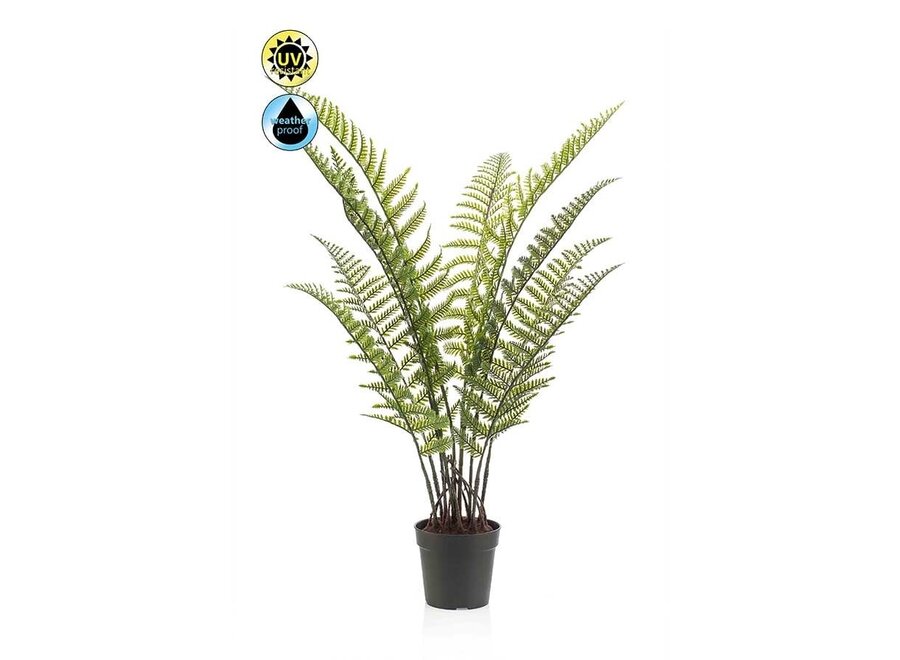 Künstliche Pflanze für den Außenbereich 'Woodwardia Farn' 90cm - UV