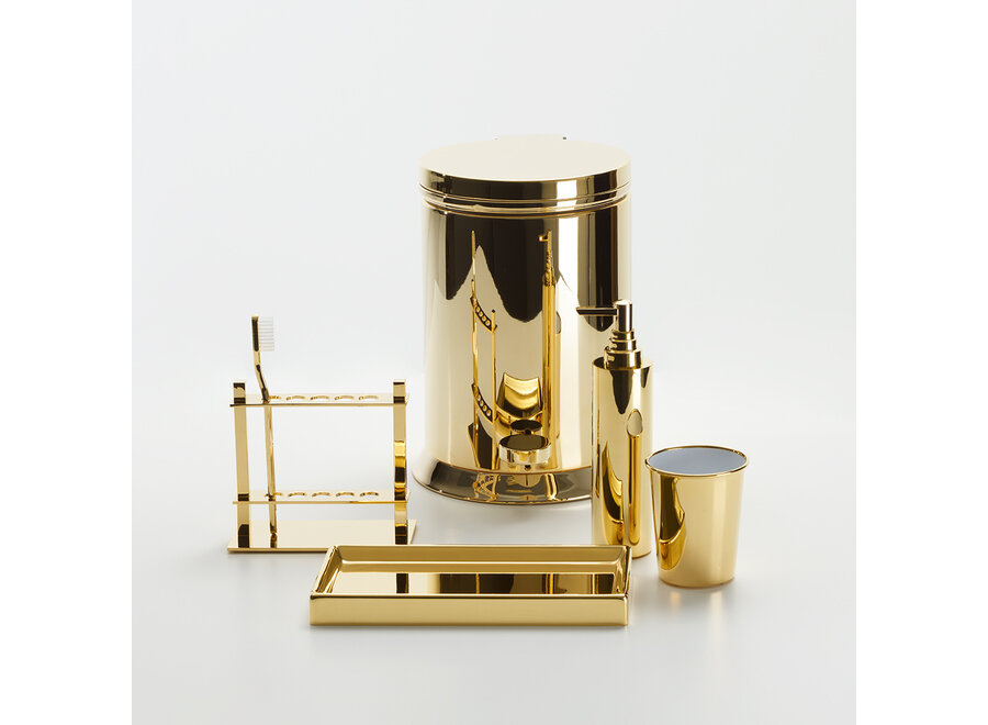 Mülleimer  'Classic' - TE 38 - Gold