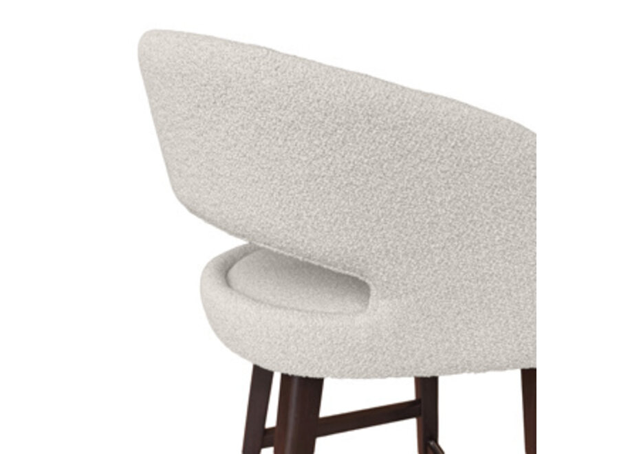 Chaise de bar  'Beta' - Low - Philo Cream