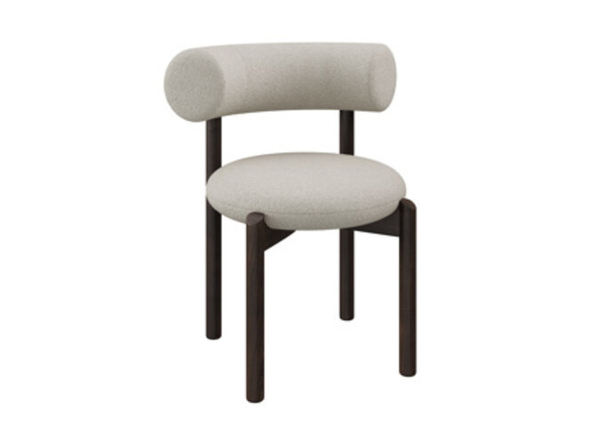 Beistellstuhl 'Bow' - Philo Cream