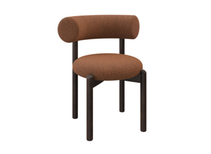Side chair 'Bow' - Philo Orange