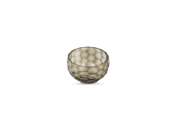 Teelicht 'Shiloh' - Smoke/Grey