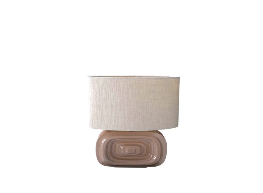 Tischlampe 'Lexi' - Nude