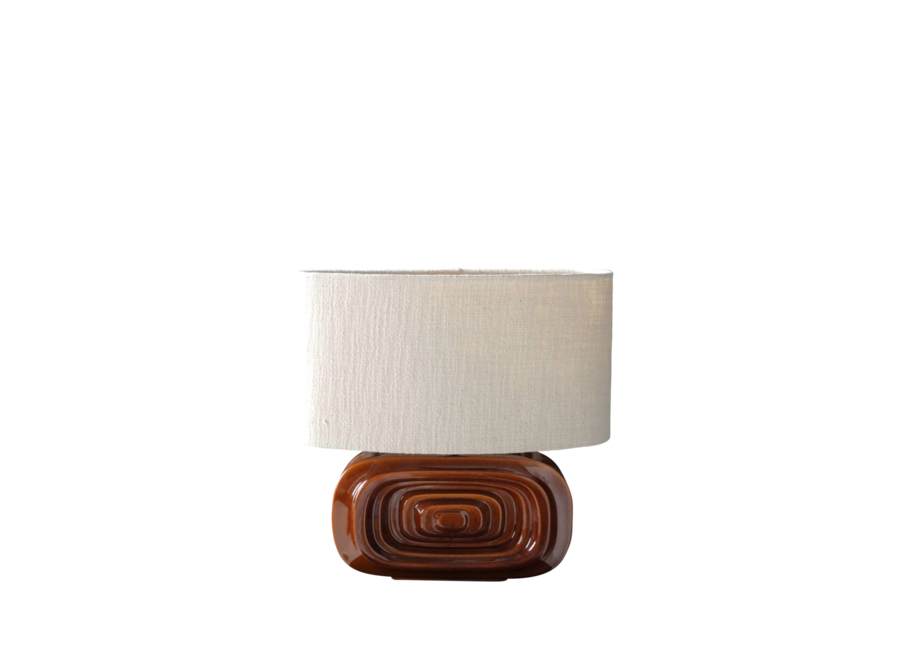 Lampe à poser 'Lexi' - Caramel