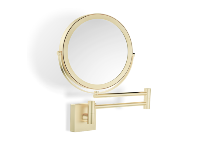Miroir de courtoisie Classic - SP 28 - Montage mural - Gold matt
