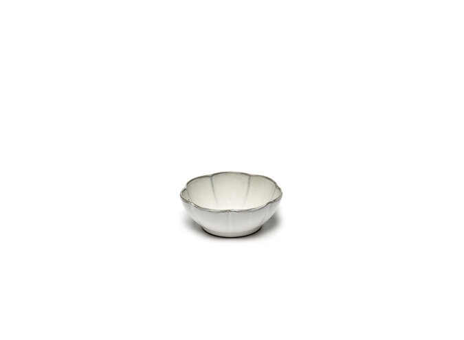 Sergio Herman - Inku 4pc Schüssel ribbed - L -  White
