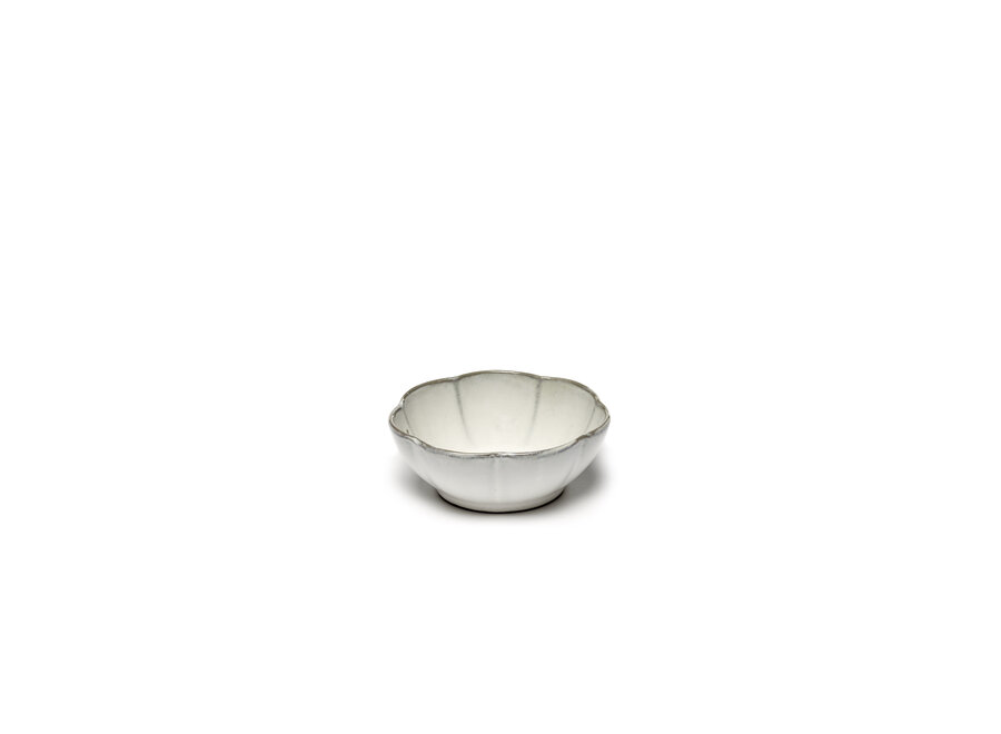 Sergio Herman - Inku 4pc bowl ribbed - L - White