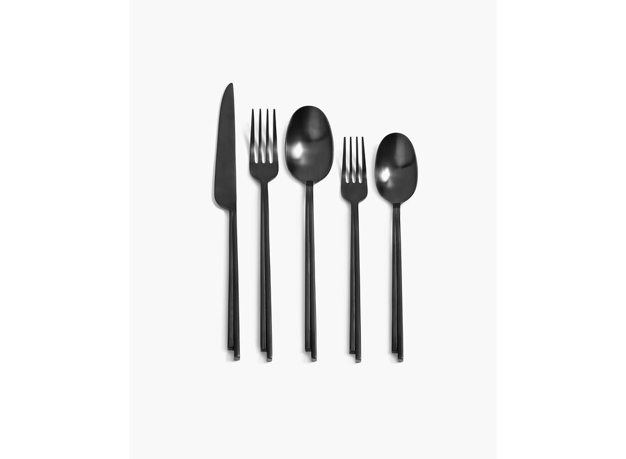 Kelly Wearstler - Dune 5 pc besteckset - Black
