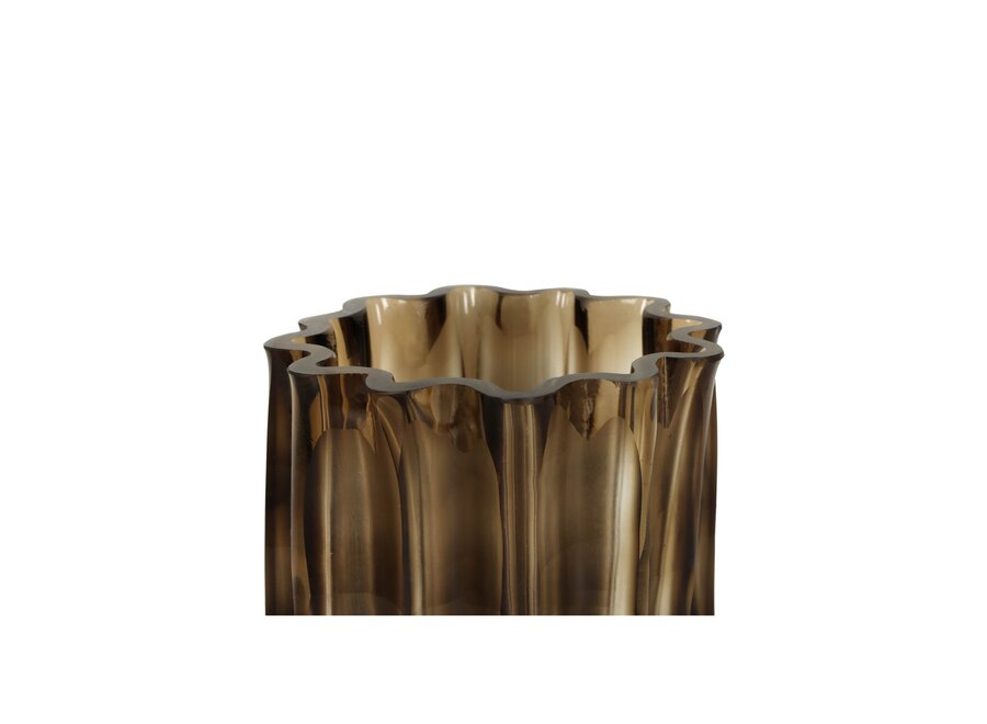Tea light 'Celio' - Smoke/Grey